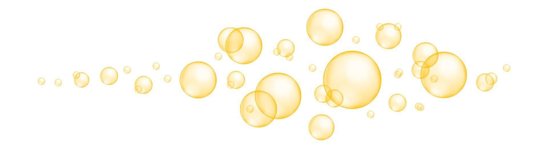 golden-glossy-bubbles